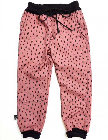 Dots Pink softshell nadrág