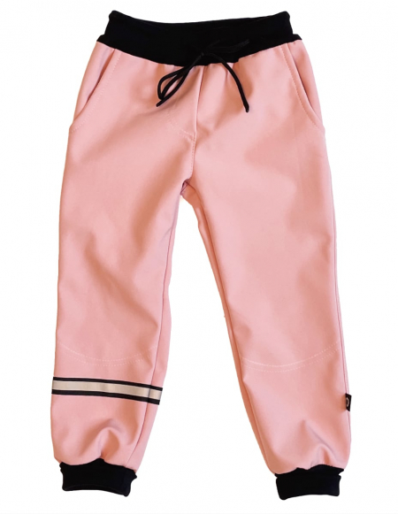 Softshell Pink/Black nadrág