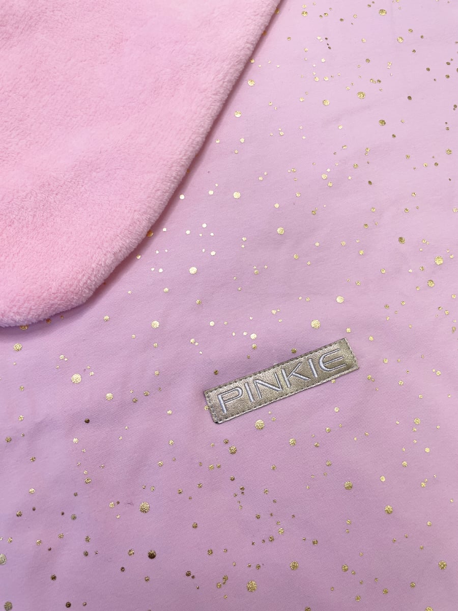 kliknutít zobrazíte maximální velikost obrázku Összehúzható  Shine Gold Pink takaró
